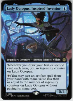 GGC-11 Lady Octopus, Inspired Inventor (Extended Art) 252 Marvel's Spider-Man NM - Image 1