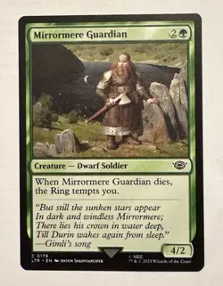 Mirrormere Guardian 0179 The Lord of the Rings MTG Magic The Gathering NM - Image 1