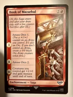 Book of Mazarbul [NM] - Lord of the Rings: Tales of Middle-Earth - MTG LTR - Image 1