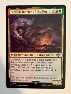 Strider, Ranger of the North The Lord of the Rings: Tales of Middle-earth MTG NM - Image 1