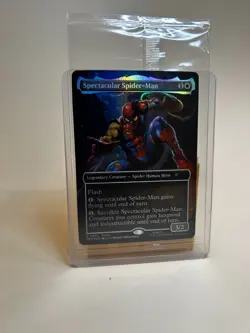 Magic the Gathering Battle Damaged Spectacular Spider-Man MtG Marvel Legends - Image 1