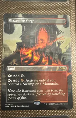 Blazemire Verge (Borderless) Duskmourn: House of Horror Regular - Image 1