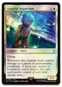 Grateful Apparition (Surge Foil) #244 (NM) Final Fantasy FIC Magic MTG - Image 1