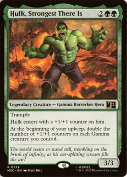 Hulk, Strongest There Is 724 MSC Commander: Marvel Super Heroes NM - Image 1