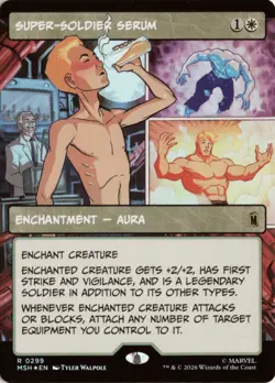 Super-Soldier Serum (Borderless) FOIL 299 MSH Marvel Super Heroes NM - Image 1