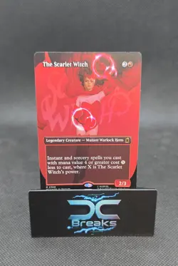 The Scarlet Witch (Borderless) Marvel Super Heroes Foil - Image 1
