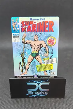 Namor the Sub-Mariner (Borderless) (0391) Marvel Super Heroes Foil - Image 1