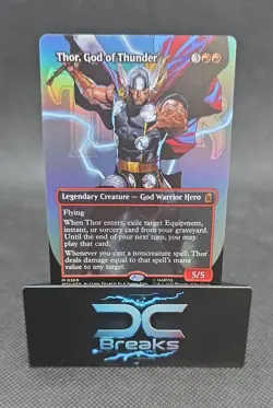Thor, God of Thunder (Borderless) (0369) Marvel Super Heroes Foil - Image 1