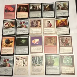 Wizards of the Coast MTG Fifth Dawn Mixed Lot 2004 Red/White Artifacts & More - Image 1