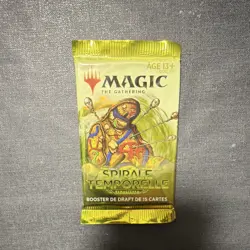 (1) One MTG. Time Spiral Remastered Draft Booster Pack (French Language) - Image 1