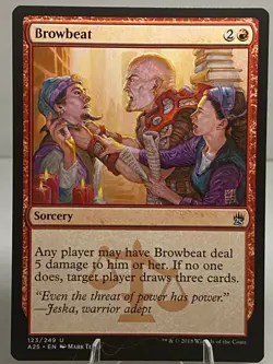 Browbeat 123 Uncommon Masters 25 Lightly Played - Image 1