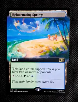 Rejuvenating Springs Extended Art Non Foil MTG Marvel Super Heroes - Image 1