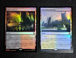 Land Foil Bundle Dark Fortress Gleaming Bastion MTG Marvel Super Heroes - Image 1
