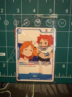 Girl P-096 (OP14 Release Event Promo) English One Piece Card Game Sealed NM - Image 1