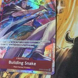 Bandai One Piece Card Game Building Snake UC Alt Art Foil OP09-008 2000 EN - Image 4