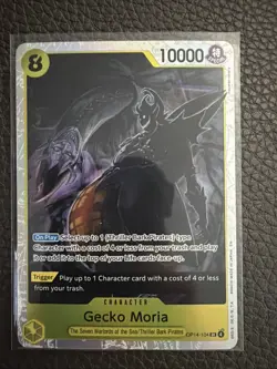 Gecko Moria - OP14-104 One Piece The Azure Sea's Seven Foil Bandai - Image 1