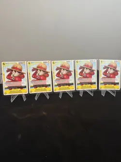 One Piece Monkey D. Luffy P-106 Tournament Pack 2026 Vol. 2 English Lot x5 NM - Image 1