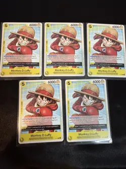 One Piece Monkey D. Luffy P-106 Tournament Pack 2026 Vol. 2 English Lot x5 NM - Image 2
