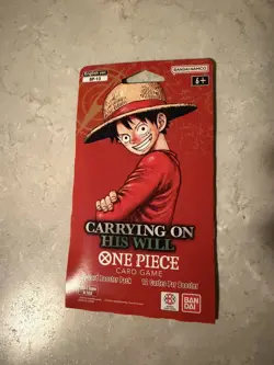 One Piece OP-13 Carrying On His Will Sleeved Booster Pack English Lot of 4 PACKS - Image 2