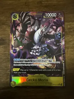 Gecko Moria OP14-104 SR Alt Art One Piece TCG English - Image 1