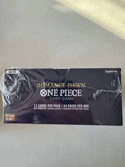One Piece TCG OP-01 Romance Dawn White Bottom Booster Box SEALED ENGLISH - Image 3
