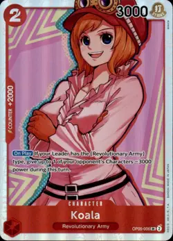 Koala (Reprint) OP05-006 Super Rare Premium Booster -The Best- One Piece Foil NM - Image 1