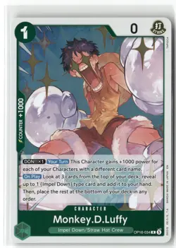 The Time of Battle #OP16-034 Monkey.D.Luffy (034) - Image 1