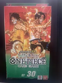 ONE PIECE TCG: (ST-30) Starter Deck EX: Luffy & Ace BRICK ONLY SEALED! - Image 1
