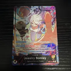 Bandai One Piece Card Game Jewelry Bonney Leader EB04-001 Special Foil ENG 5000 - Image 1