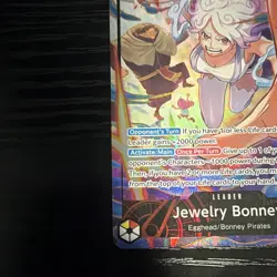 Bandai One Piece Card Game Jewelry Bonney Leader EB04-001 Special Foil ENG 5000 - Image 4