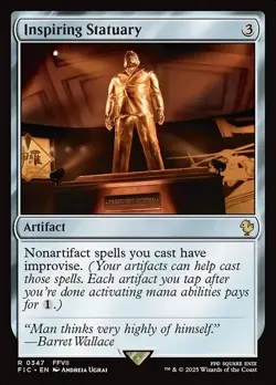 Magic The Gathering MTG INSPIRING STATUARY Final Fantasy NM Near Mint - Image 1
