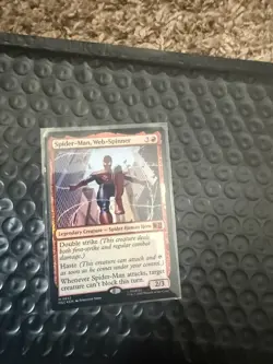 Spider-Man, Web Spinner FOIL Magic Marvel Super Heroes Commander MSC M 832 MTG - Image 1
