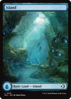 Island (FOIL) x1 - MTG Lorwyn Eclipsed ECL #275 - Image 1