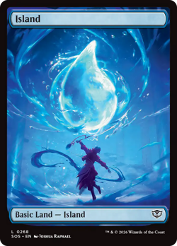 Island (FOIL) x1 - MTG Secrets of Strixhaven SOS #268 - Image 1