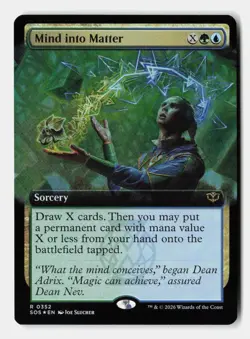 Mind into Matter (Extended Art) 352 Secrets of Strixhaven MTG Foil NM - Image 1