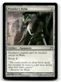 Prowler's Helm 219 UC Theros Magic: The Gathering NM - Image 1