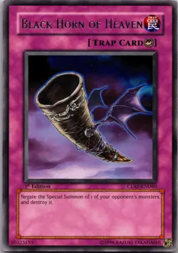 Black Horn of Heaven CDIP-EN060 Rare Cyberdark Impact Yu-Gi-Oh Unlimited LP - Image 1