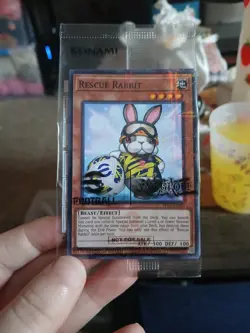 Yu-Gi-Oh! Rescue Rabbit Neymar Jr - 2025 eFootball Promo SEALED EFC1-EN001 - Image 1