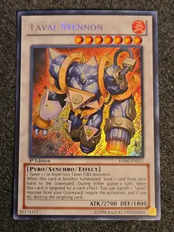 Yugioh Laval Stennon HA06-EN021 Secret Rare 1st Ed NM - Image 1