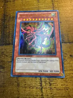 Slifer the Sky Dragon YGLD-ENG01 Limited Edition Ultra Rare PL + BONUS - Image 1