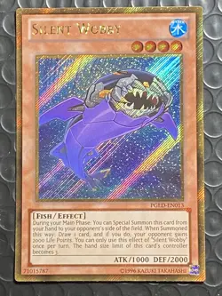 Yu-Gi-Oh! Silent Wobby PGLD-EN013 Unlimited Edition Gold Secret Rare Near Mint - Image 1