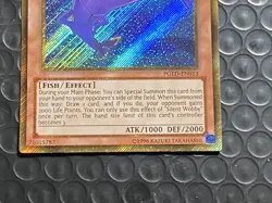 Yu-Gi-Oh! Silent Wobby PGLD-EN013 Unlimited Edition Gold Secret Rare Near Mint - Image 2