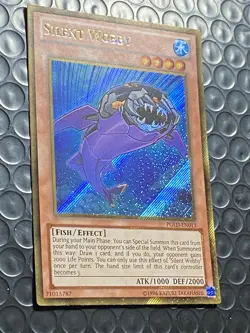 Yu-Gi-Oh! Silent Wobby PGLD-EN013 Unlimited Edition Gold Secret Rare Near Mint - Image 4