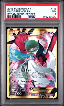 Pokemon Gardevoir EX Secret Rare - Steam Siege - 116/114 - PSA 7 - Image 1