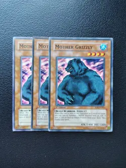 Yu-Gi-Oh - Mother Grizzly - Full Playset X3 - Image 1