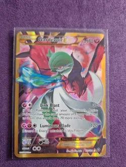 Gardevoir EX 116/114 Steam Siege Full Art Secret Rare Gold Border Pokemon Card - Image 1