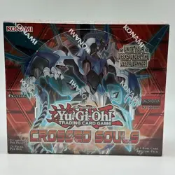 Yugioh Crossed Souls Factory Sealed BOOSTER BOX 1st Edition 24 packs/9 cards - Image 1