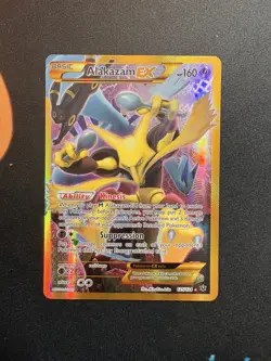 Pokemon TCG Alakazam EX Fates Collide 125/124 Secret Rare - Image 1