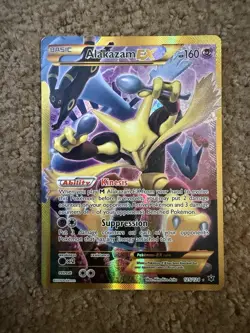 The Pokemon Company Alakazam EX 125/124 Fates Collide Secret Rare Holo EN 160 - Image 1