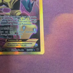 Pokemon TCG Alakazam EX Fates Collide 125/124 Secret Rare NM - Image 2